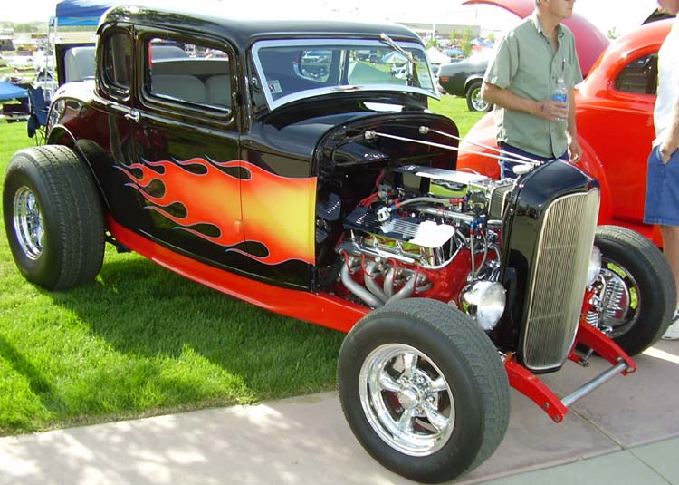32 Ford Hiboy Chopped 5W Coupe